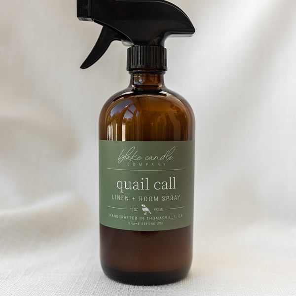 Blake Candle Company - Quail Call Linen + Room Spray
