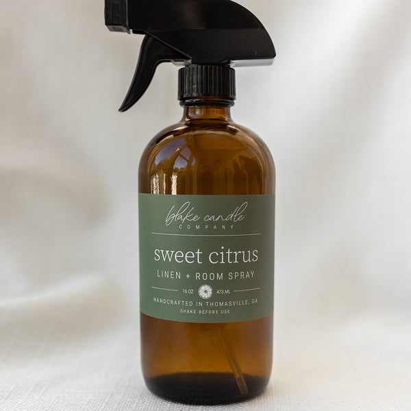 Blake Candle Company - Sweet Citrus Linen + Room Spray