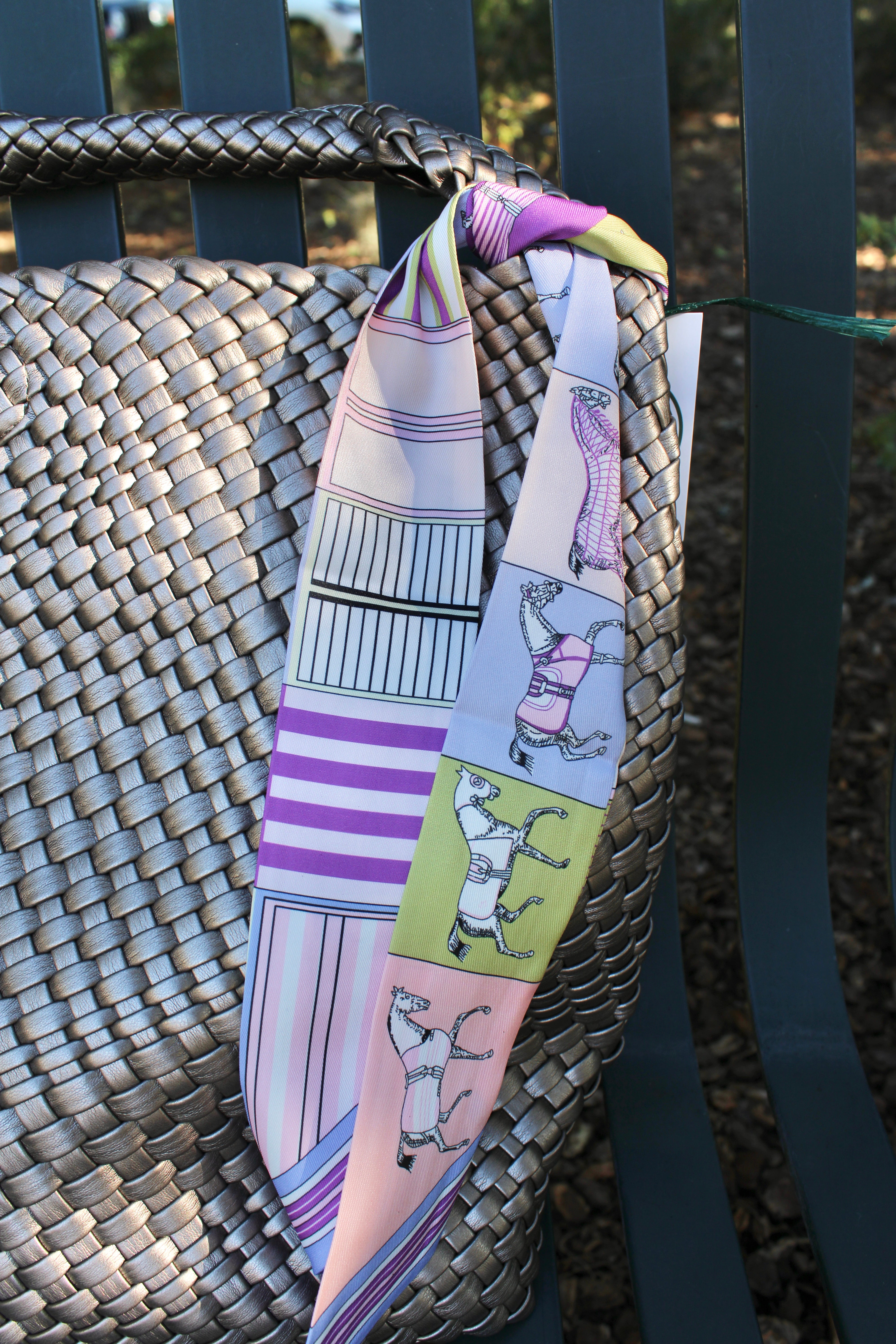 Horse Block Scarf (Pastel)