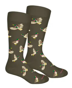 Brown Dog Socks - Preppy Duck (Sage)