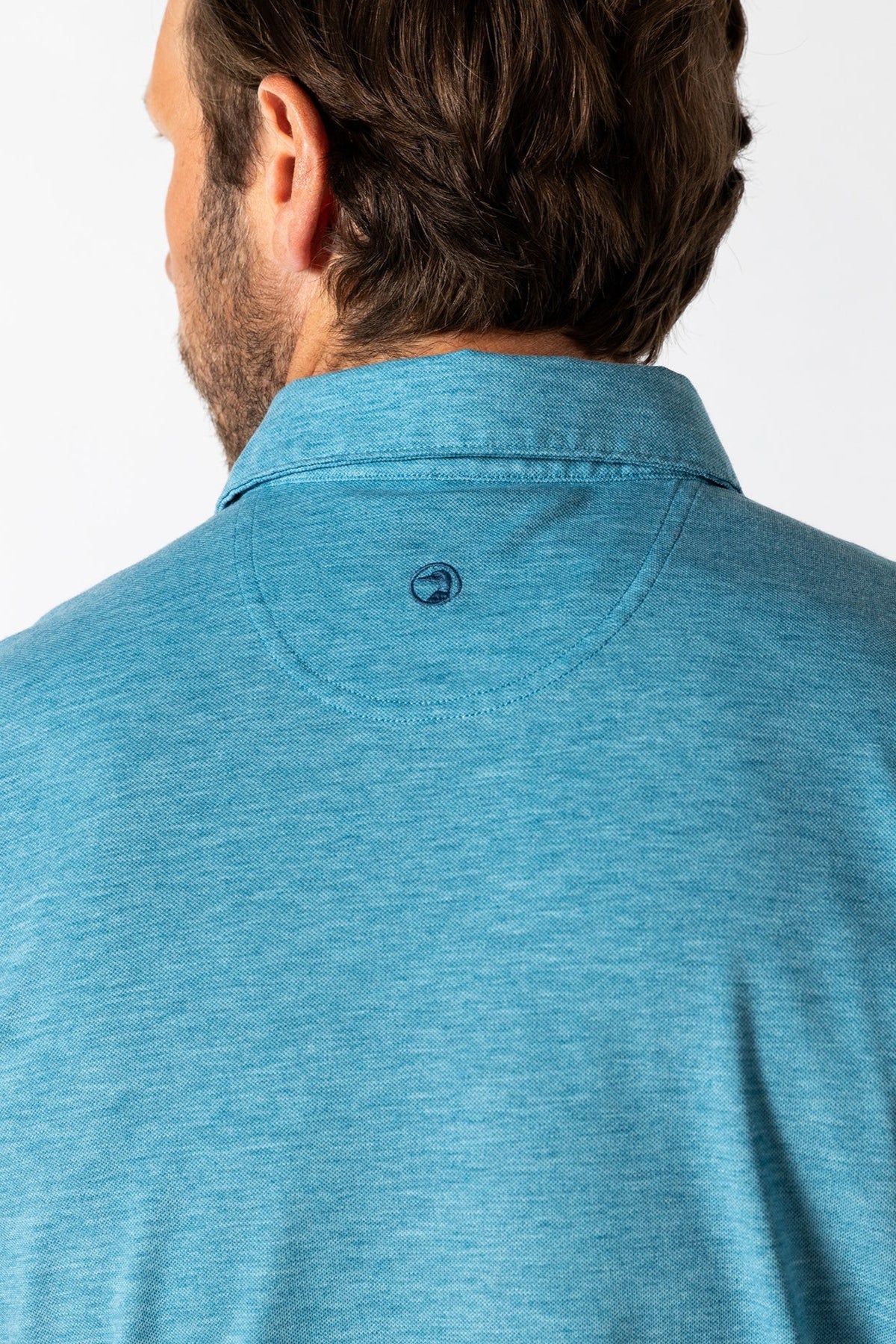 Duck Head - Summerford Performance Pique Polo Solid (Sail Blue Heather)