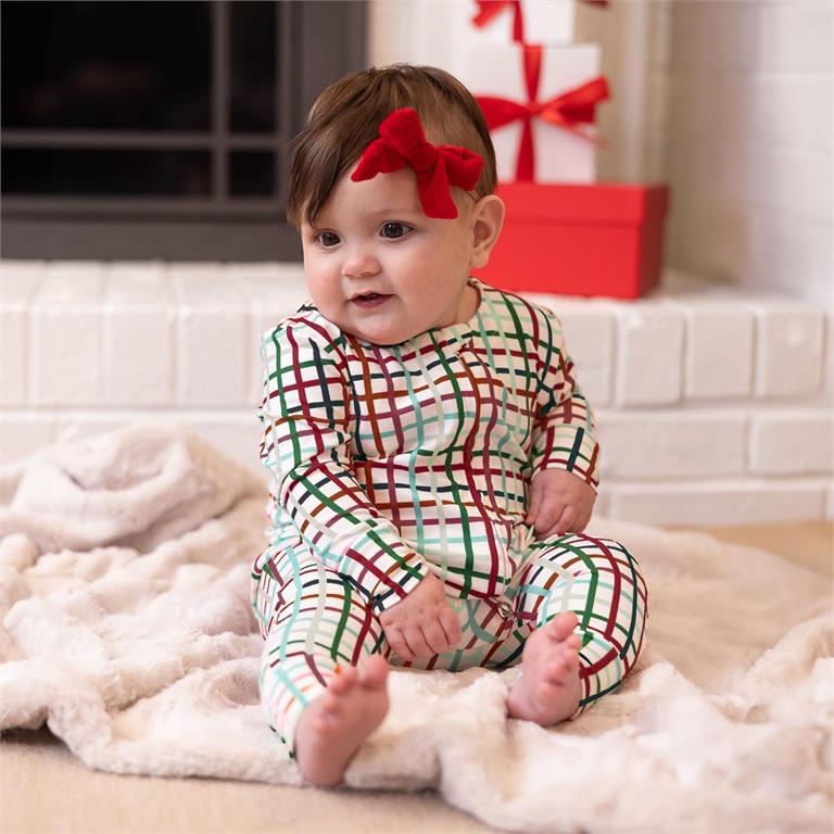 Mary Square - Baby Pajama Set (Family Plaid)