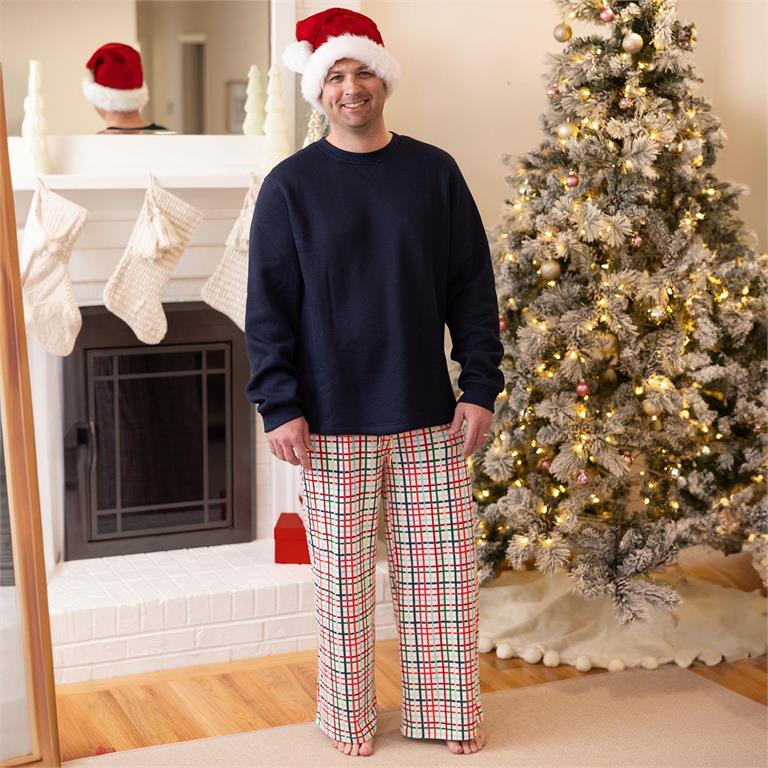 Mary Square - Men's Pajama Pants (Family Plaid)