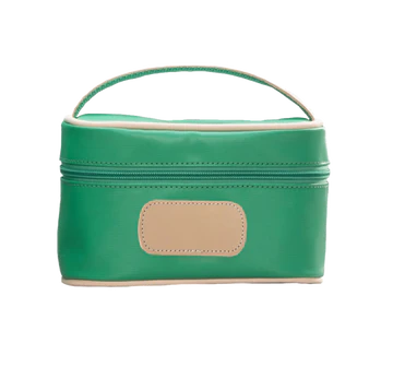 Jon Hart - Mini Makeup Case (Kelly Green Coated Canvas)