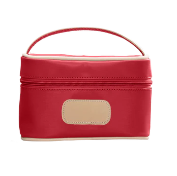 Jon Hart - Mini Makeup Case (Red Coated Canvas)