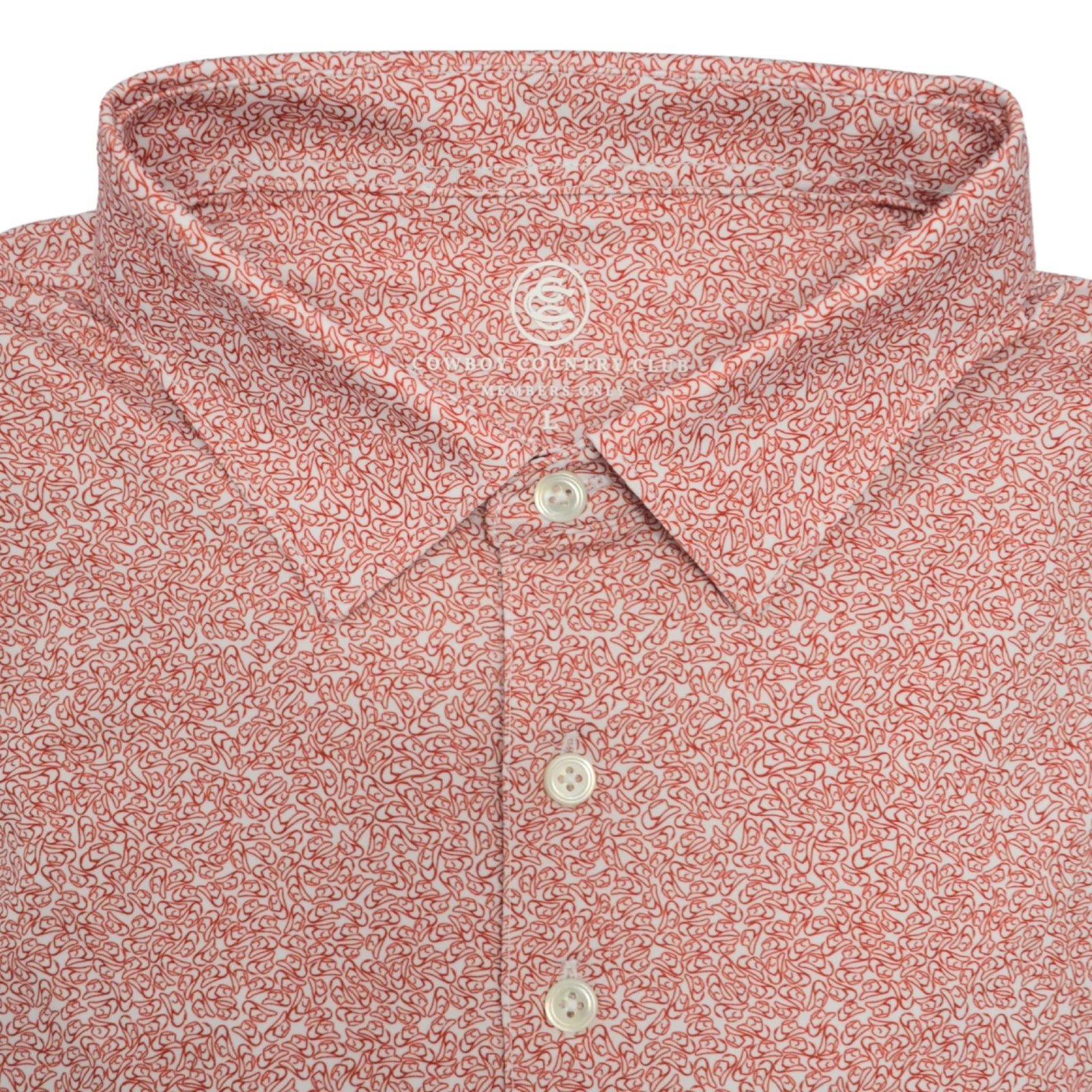 Cowboy Country Club - Cowboy Hat Polo (Brick)