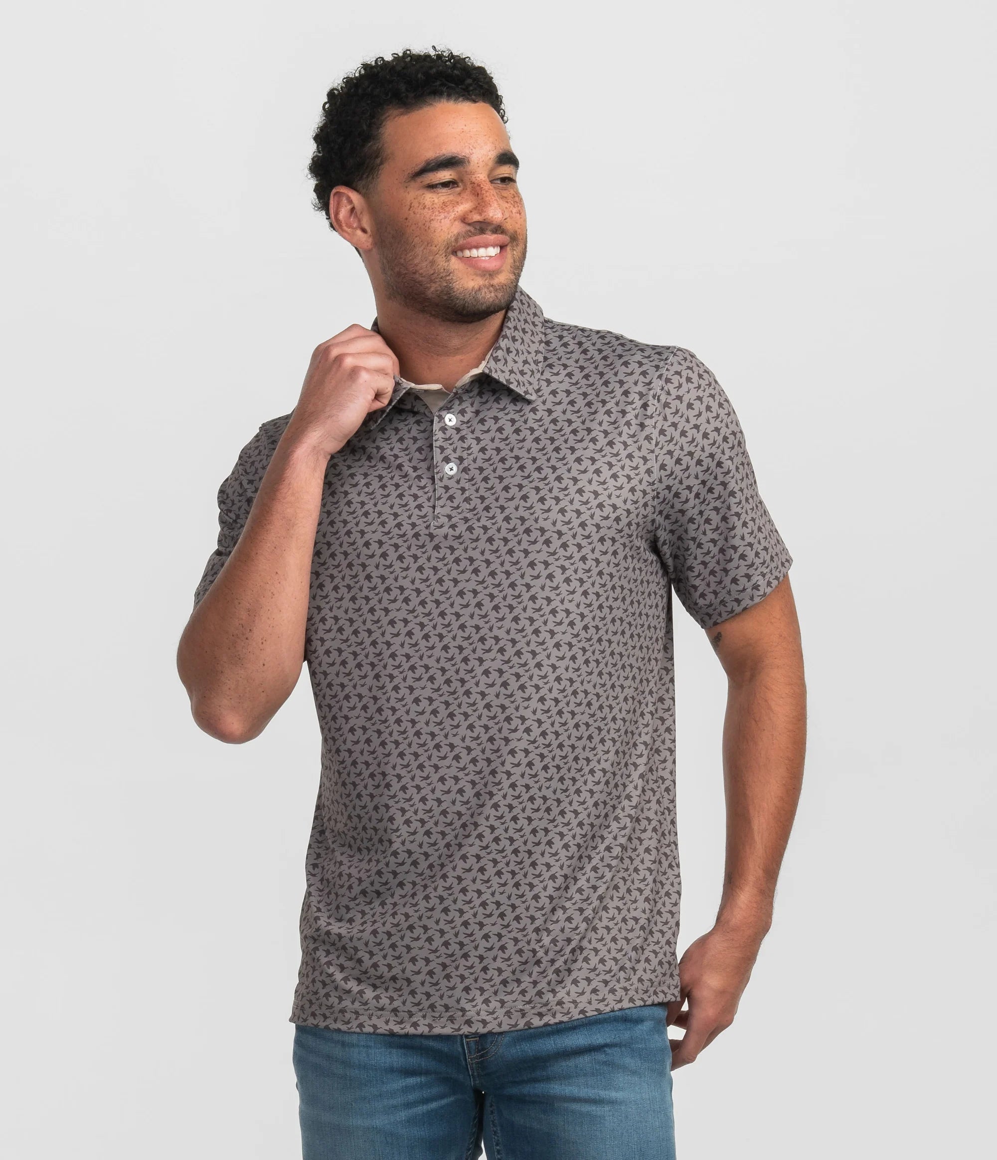 SSCO - The Party Fowl Printed Polo (Rock Ridge)