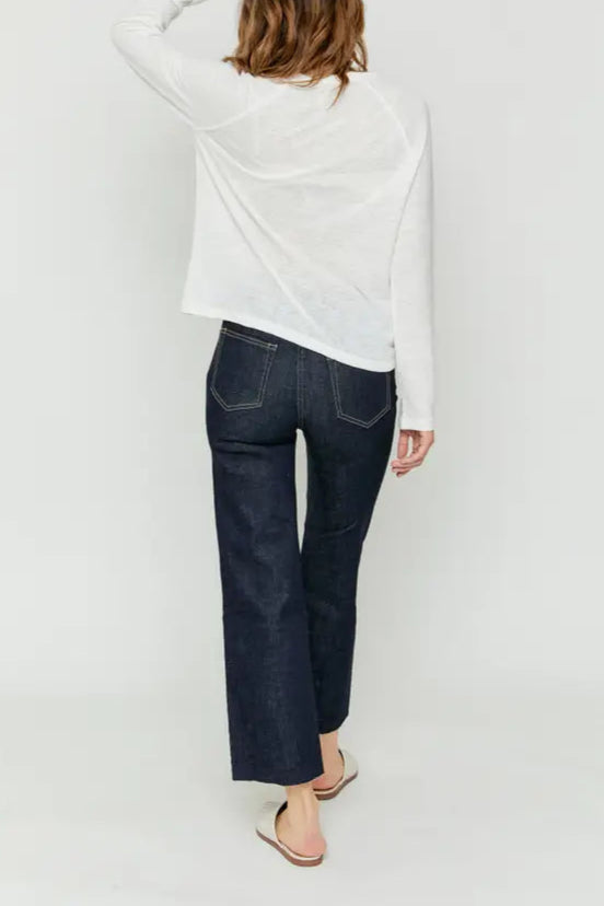 Oliver Logan - Aberdeen Ankle Crop High Rise Jean (Timbers)