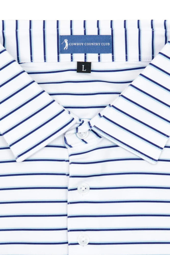 Cowboy Country Club - Two Striped Polo