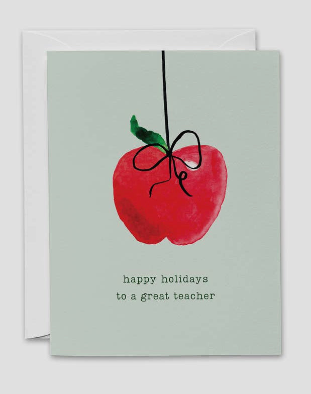 Happy Holidays Teacher - Christmas Card *Final Sale*