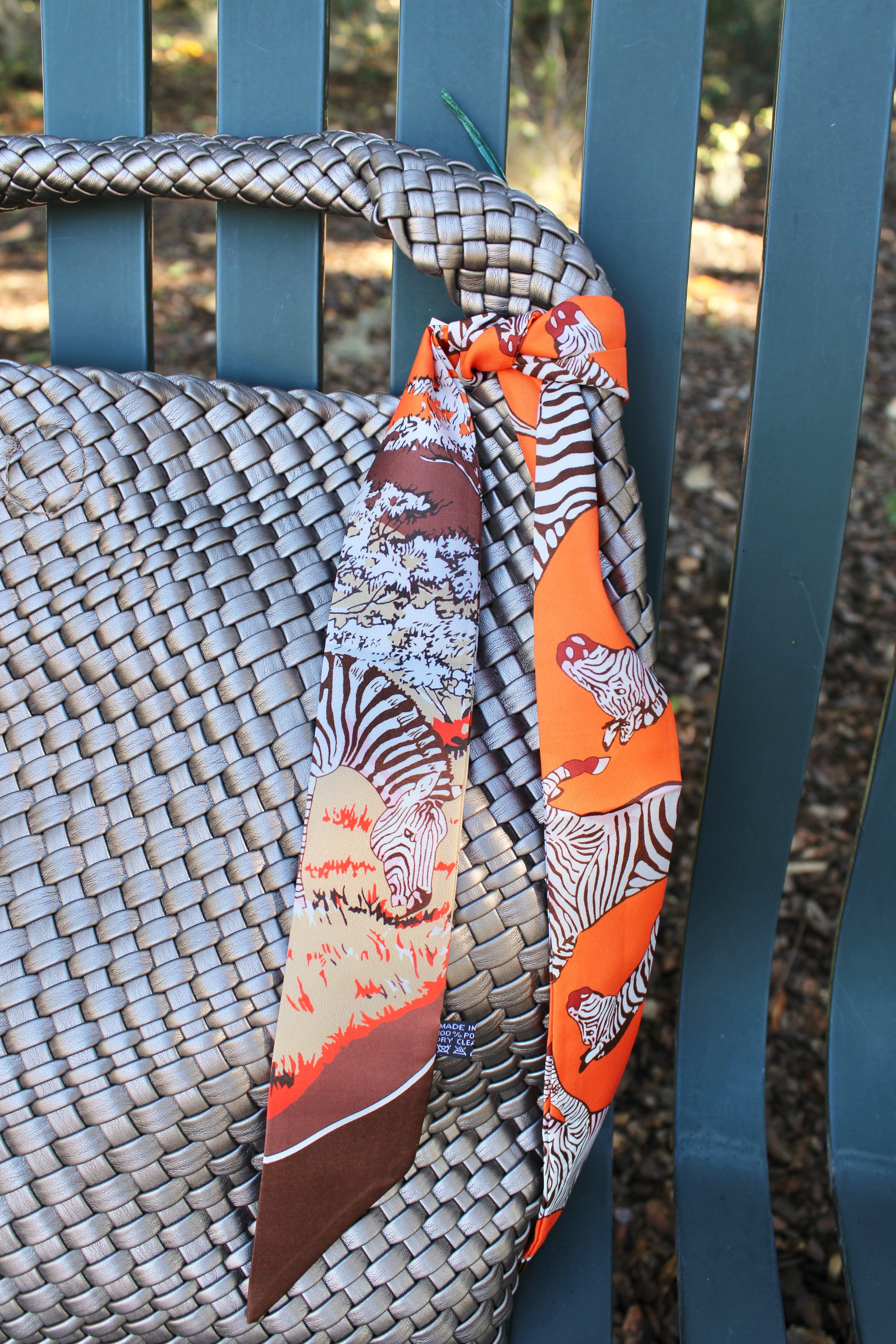Zebra Scarf (Orange)