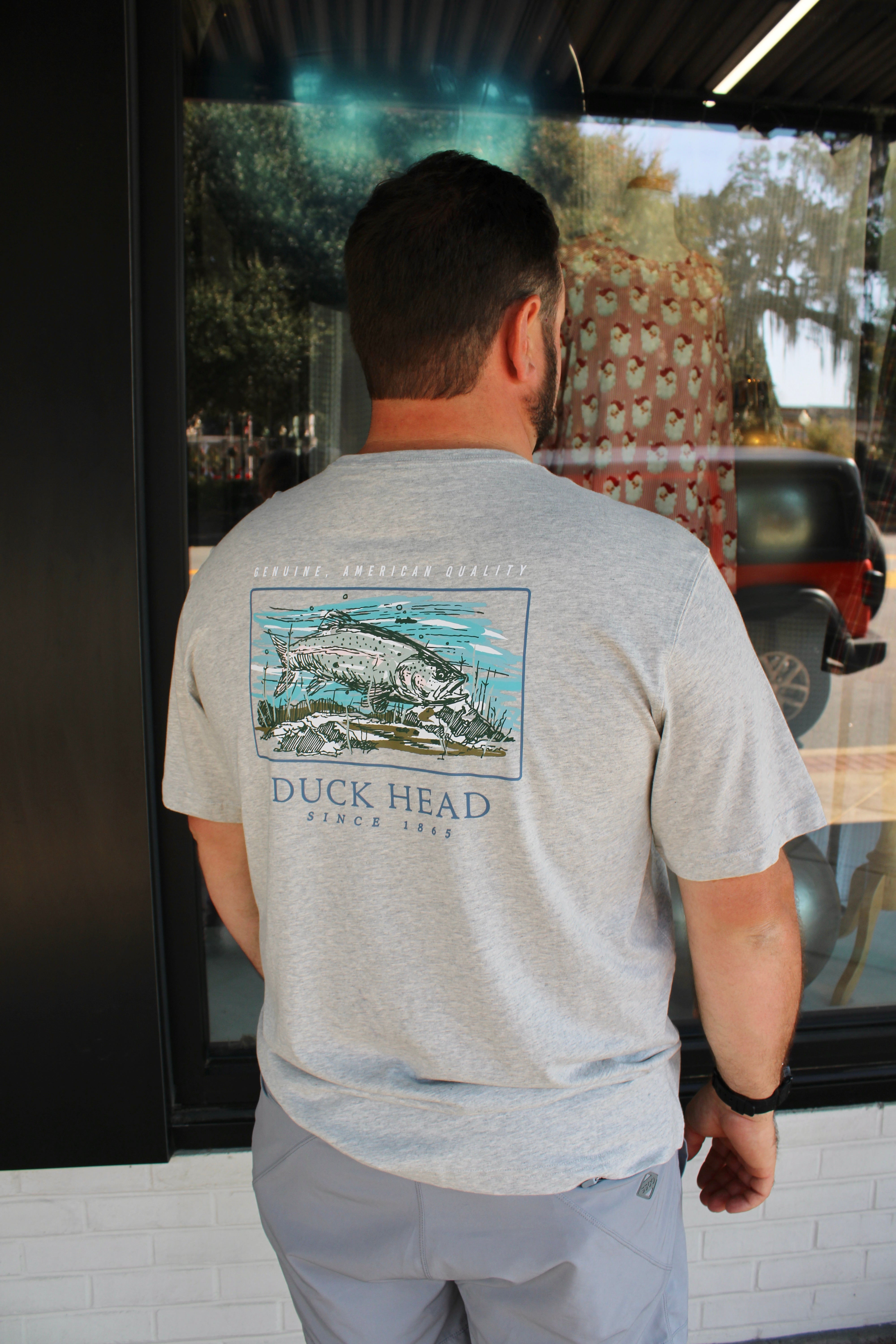 Duck Head - Trout Tee (Varsity Grey)