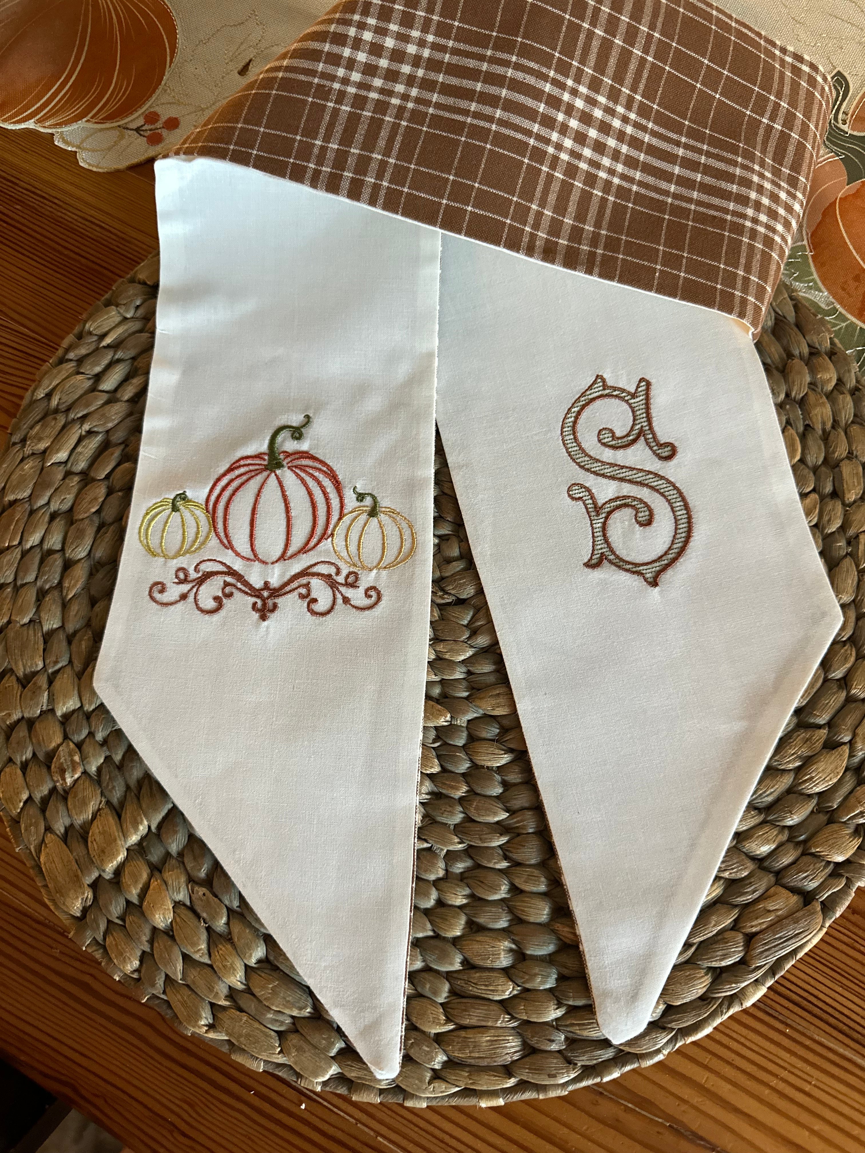 Fall Wreath Sash