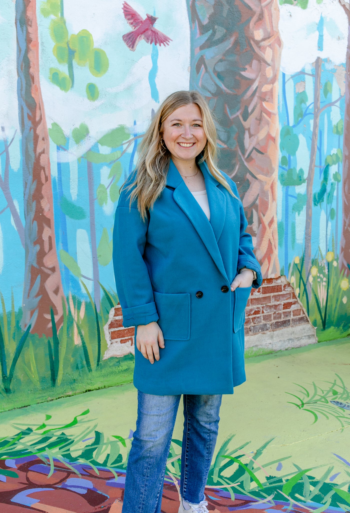 The Kinsey Coat - Teal