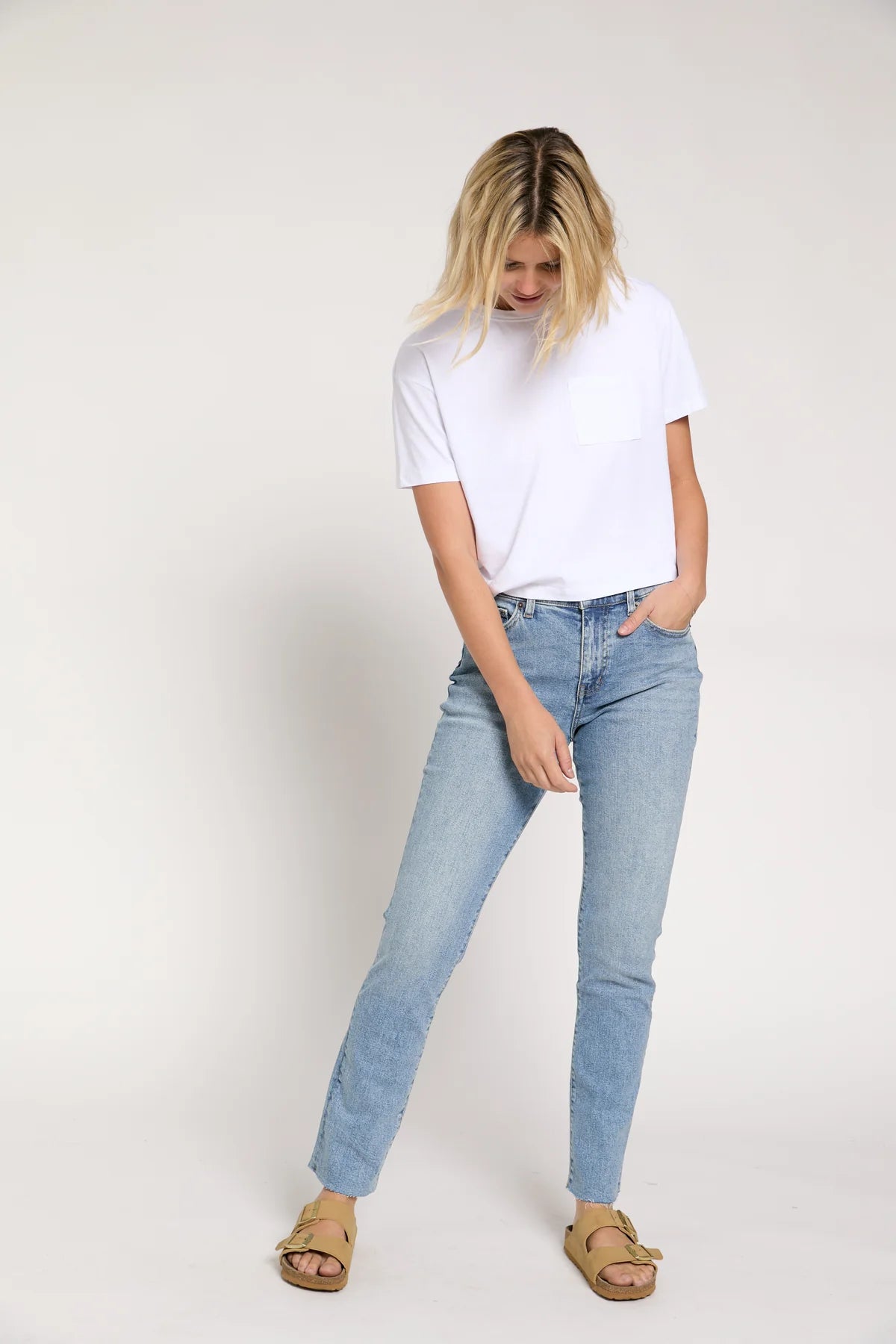 Oliver Logan - Crosby High Rise Jean (Classic Light Vintage)