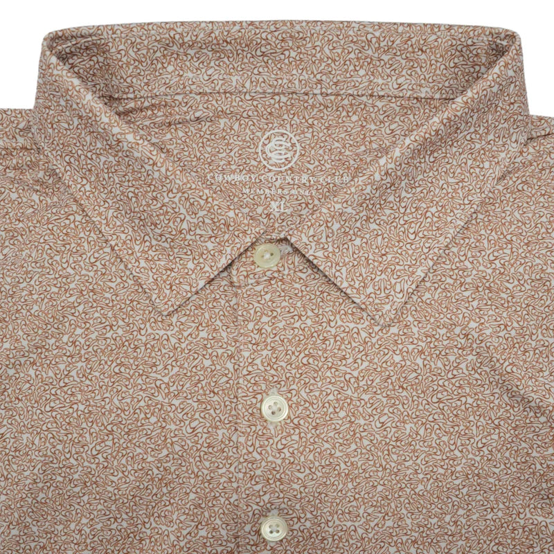 Cowboy Country Club - Cowboy Hat Polo (Burnt)