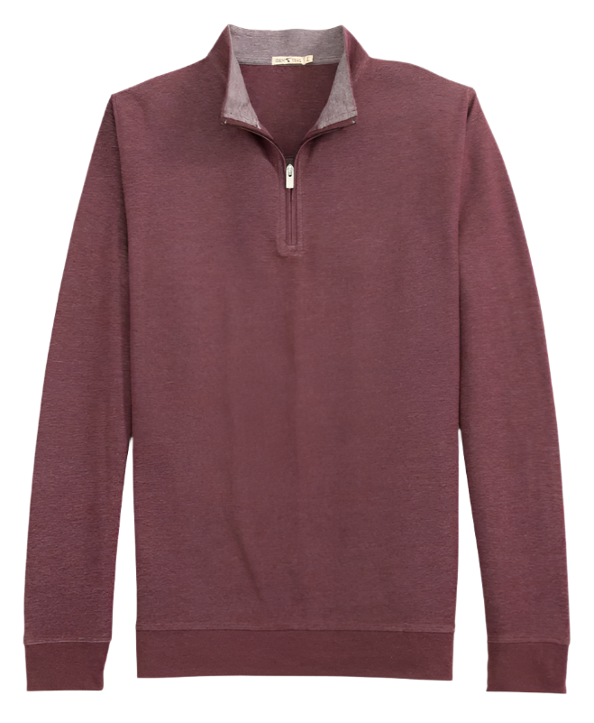 GenTeal - Cotton Modal/Quarter-Zip (Cabernet) FINAL SALE