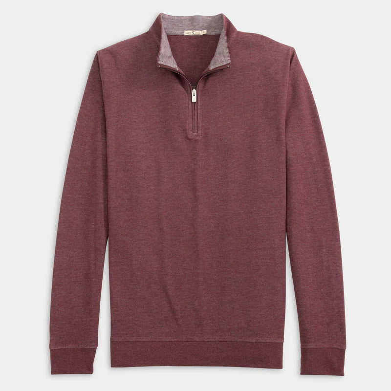 GenTeal - Cotton Modal/Quarter-Zip (Cabernet)