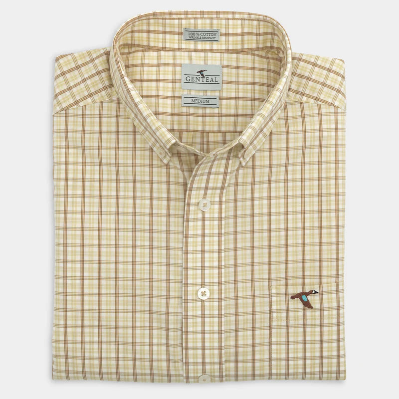 GenTeal - Rhodes Cotton Sport Shirt (Wheat)