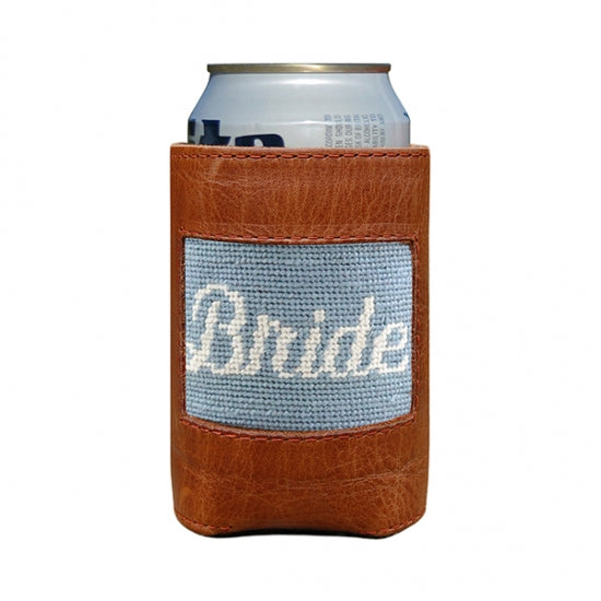 Needlepoint Can Cooler - Bride