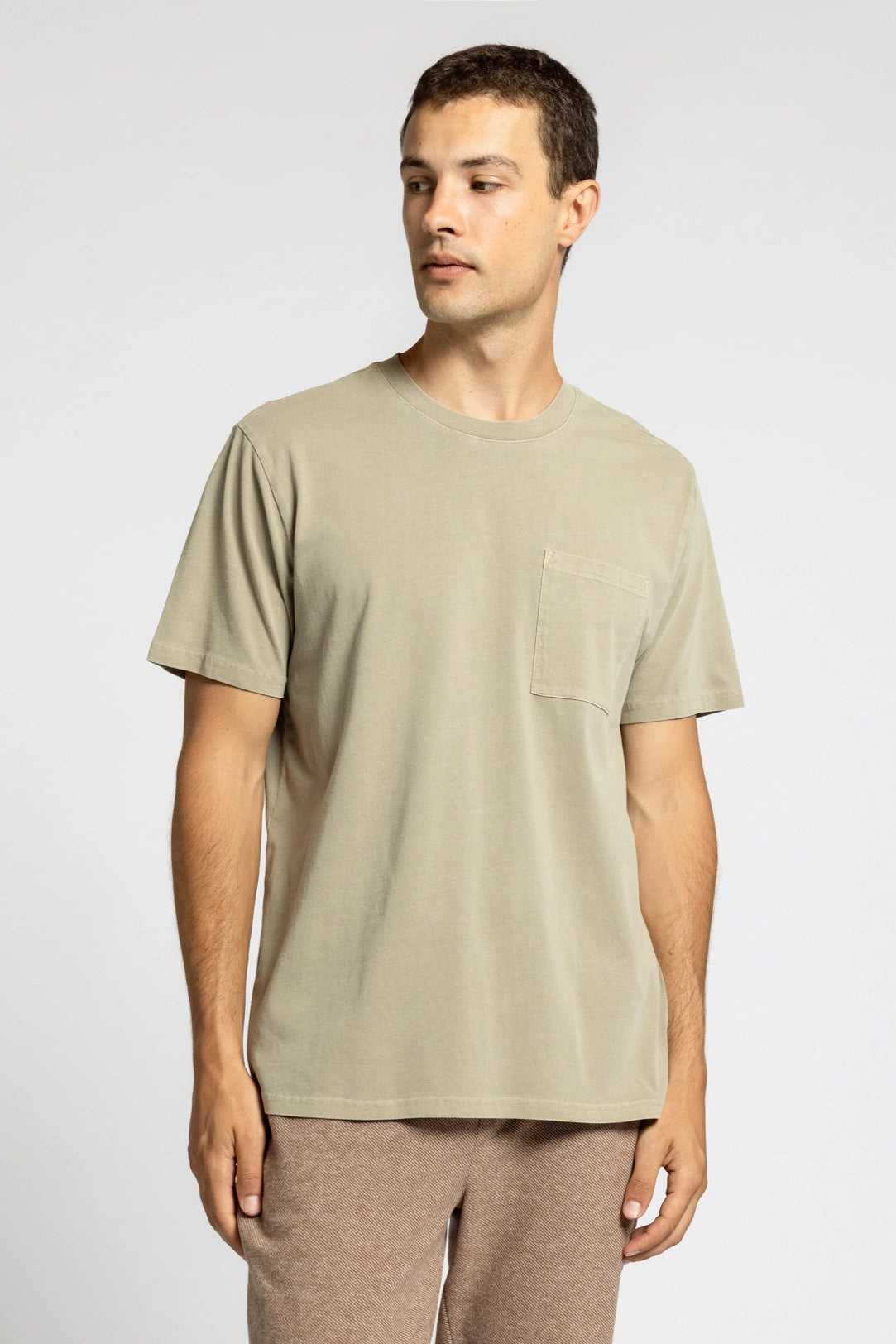 Thread & Supply - The Ranger Pocket Tee (Light Taupe) FINAL SALE