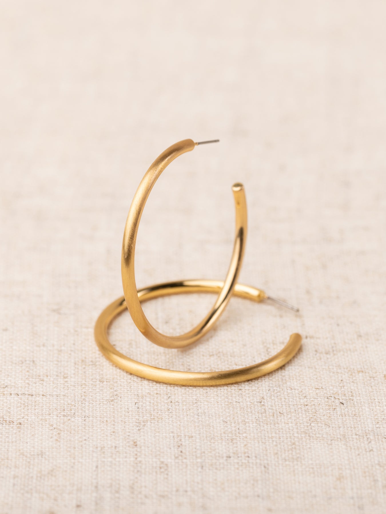 Michelle McDowell - Estonia Earrings - Brushed Gold