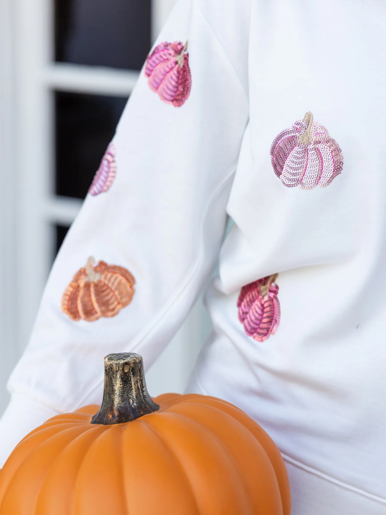 The Sarah Sweatshirt (Pumpkins) *FINAL SALE*