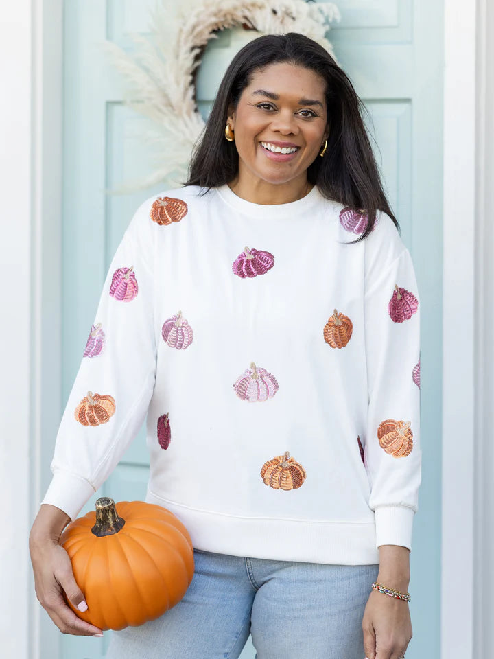 The Sarah Sweatshirt (Pumpkins) *FINAL SALE*