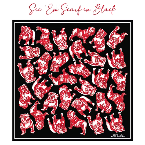 Dallis Foshee - UGA Scarf (Black)