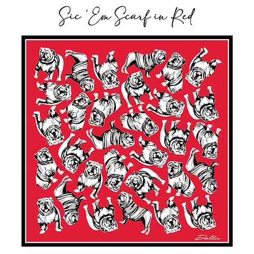 Dallis Foshee - UGA Scarf (Red)
