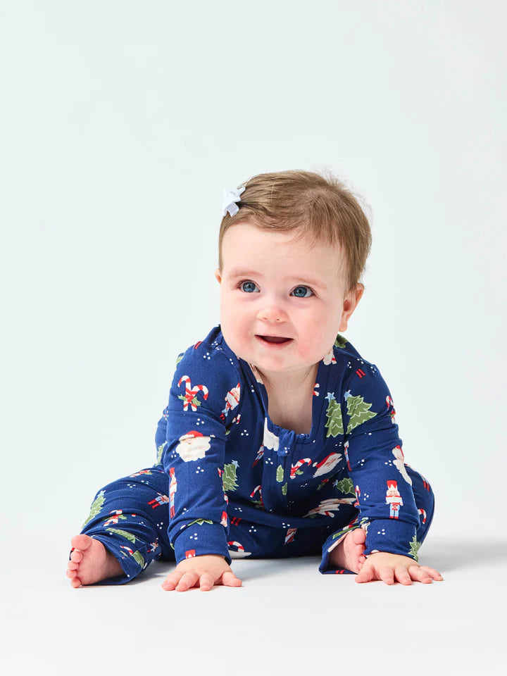 Mary Square - Baby Pajamas (Peppermint Pine)