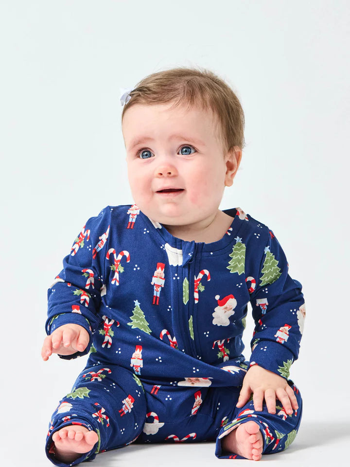 Mary Square - Baby Pajamas (Peppermint Pine)