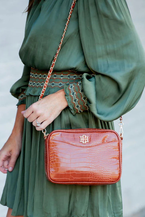 Caroline Hill - Fiona Crossbody (Saddle EC)