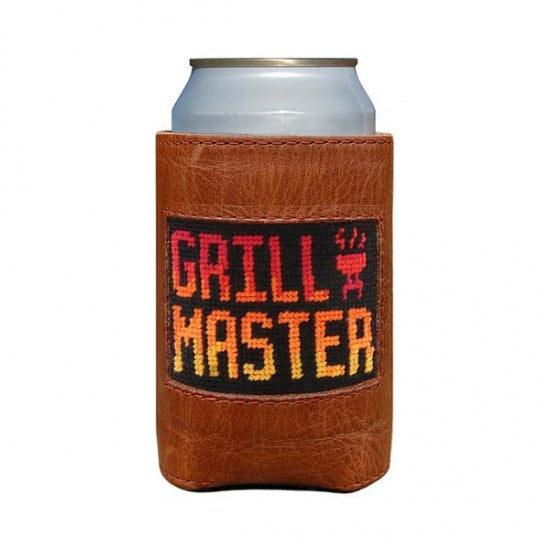 Needlepoint Can Cooler - Grill Master