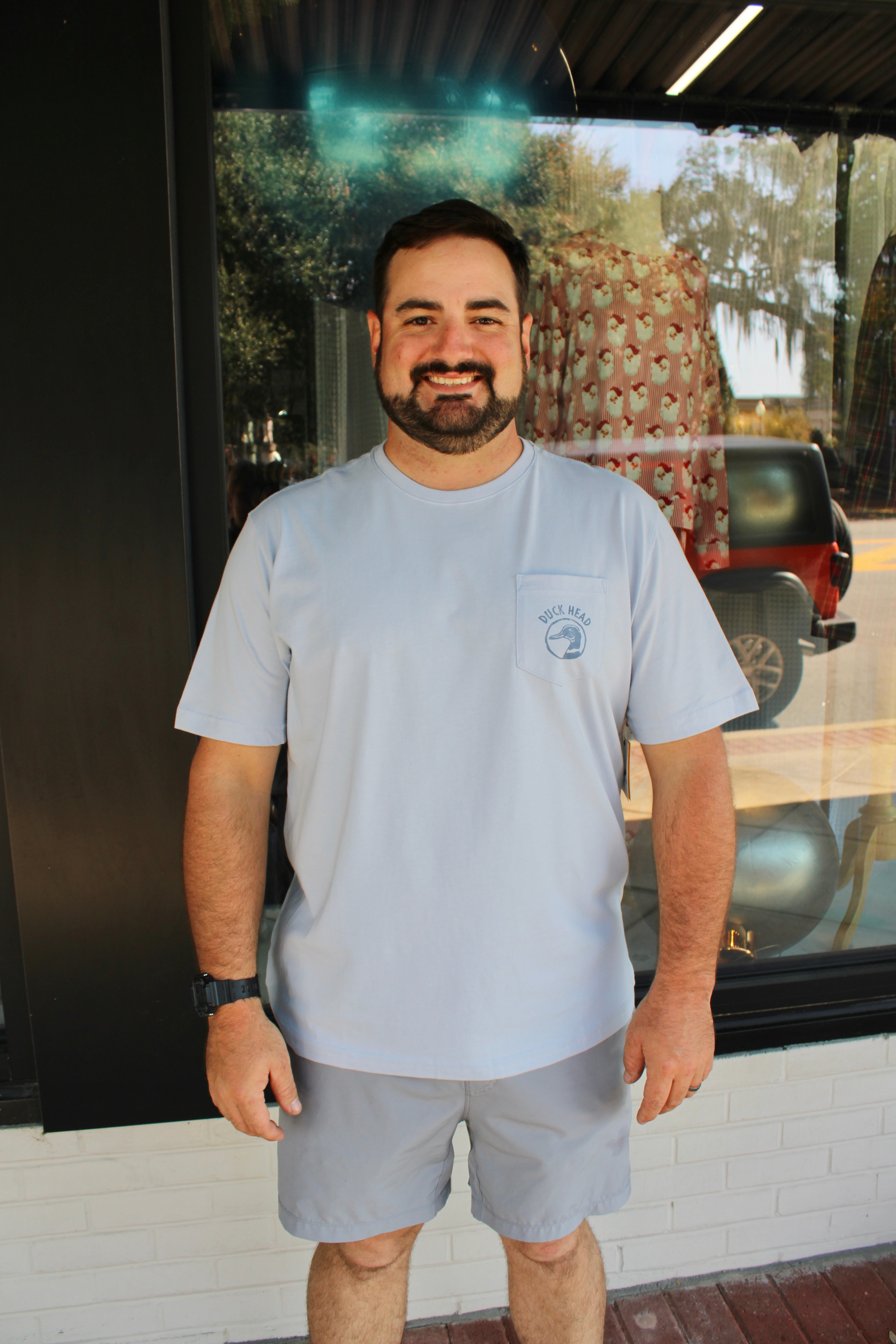 Duck Head - Sure Sign Tee (Light Blue)