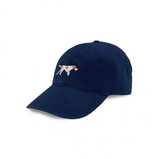 Pointer Dog Needlepoint Hat