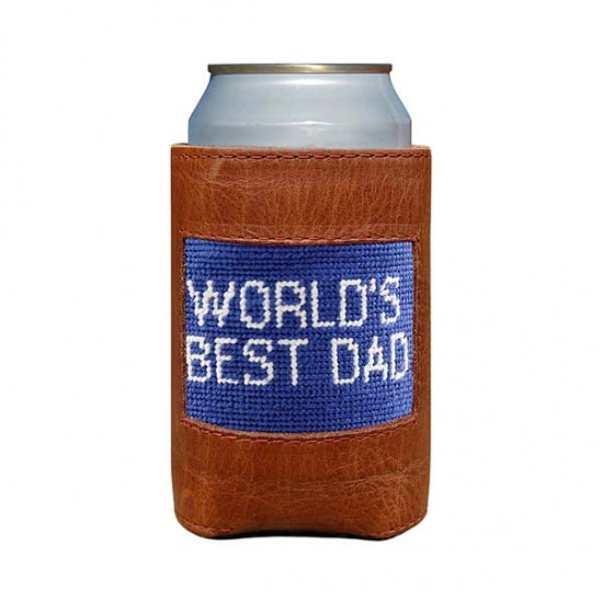 Needlepoint Can Cooler - World's Best Dad