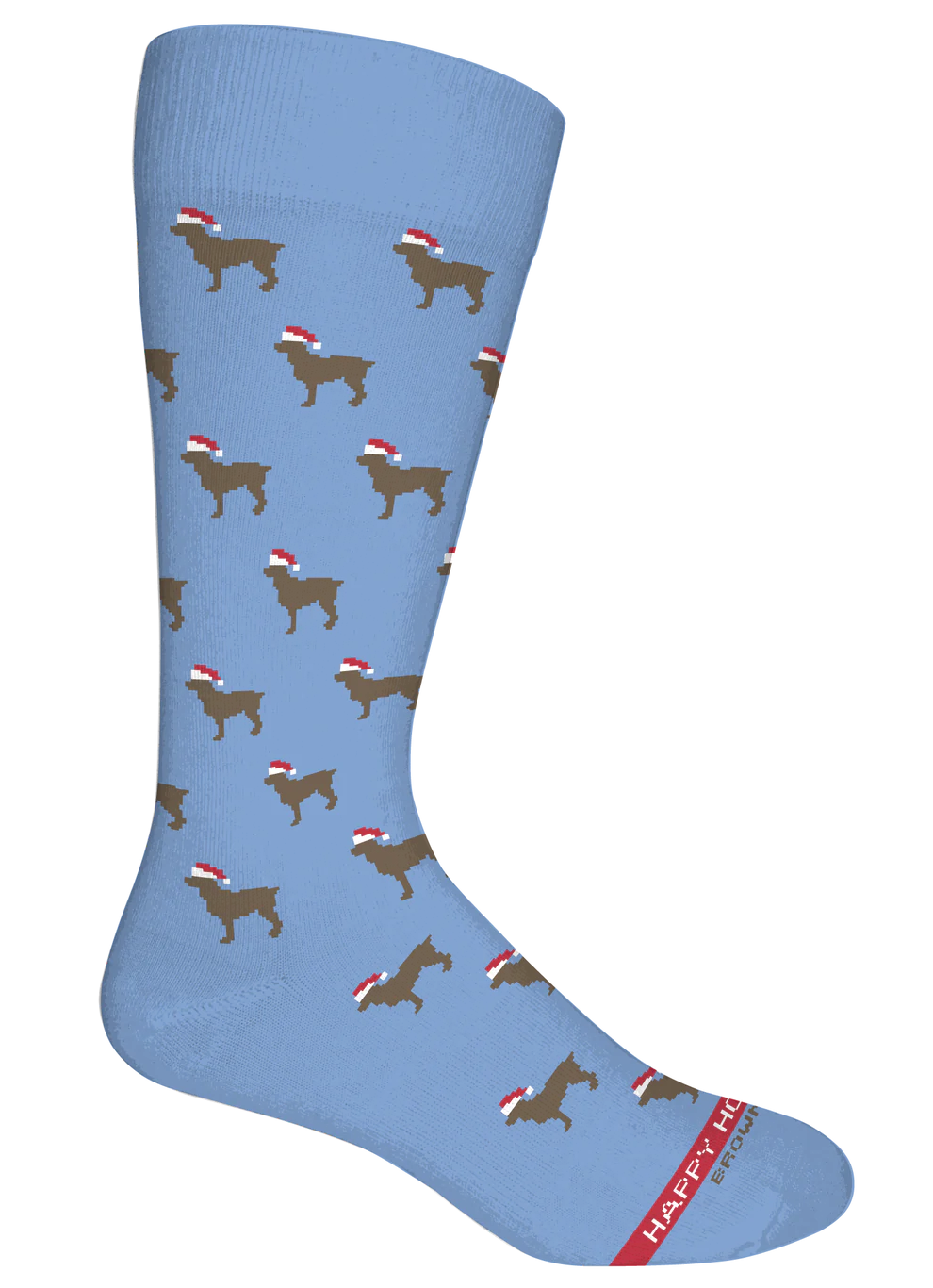 Brown Dog Socks - Howlidays (Della Blue)