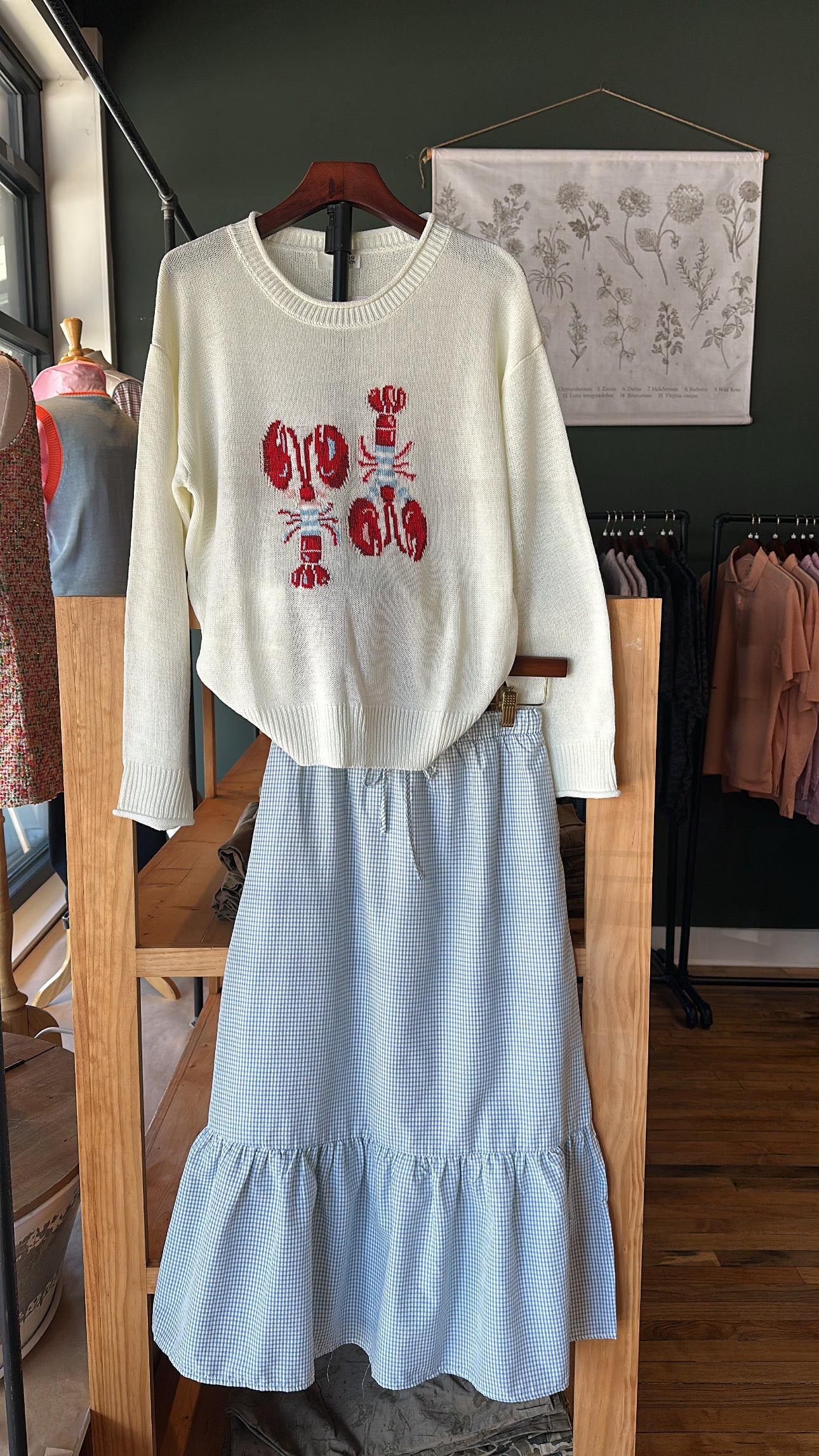 Lobster Sweater - Ivory