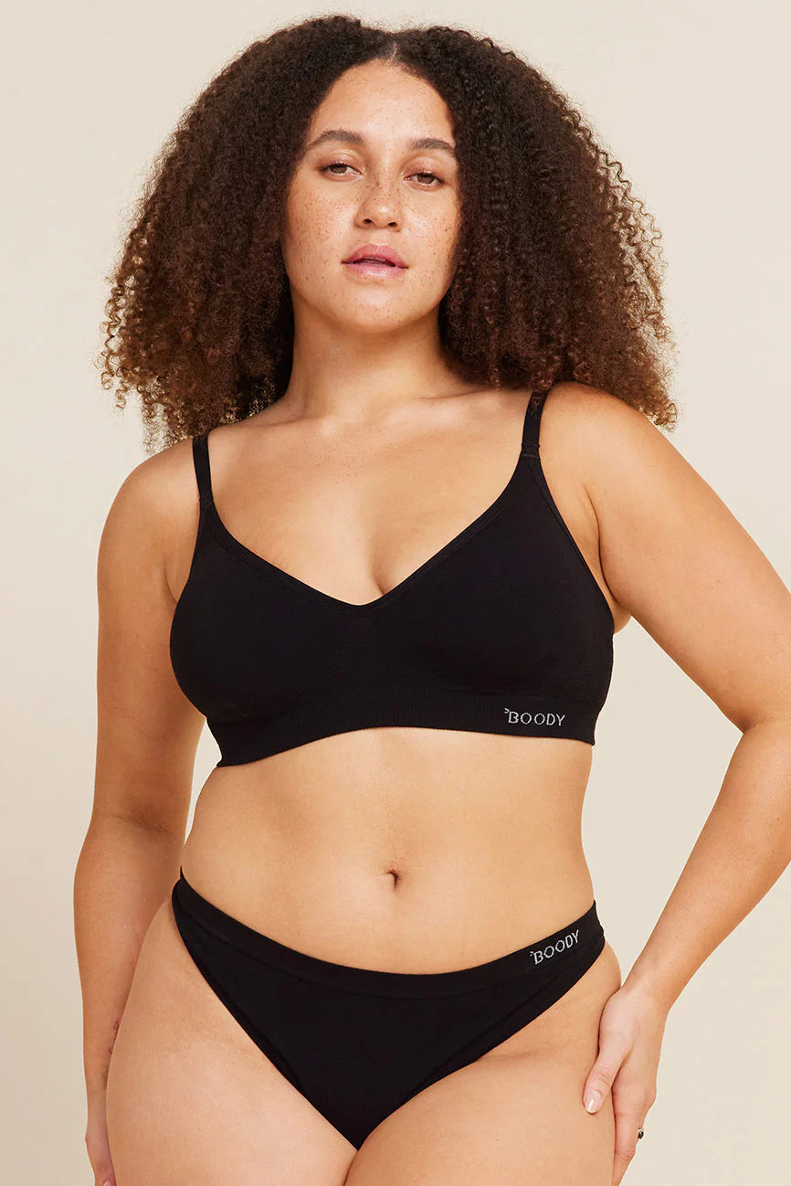 Boody - Wireless 2-in-1 T-Shirt Bra (Black)