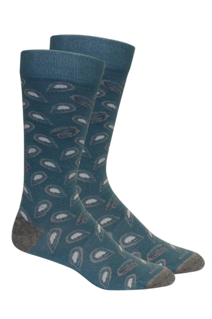 Brown Dog Socks - Shuckin (Insignia Blue/Majolica)