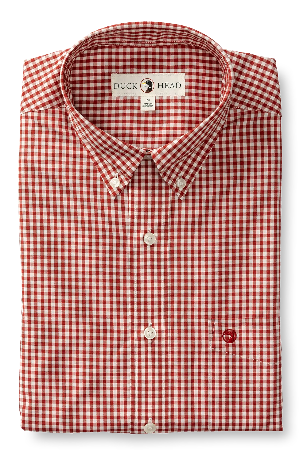 Duck Head - Performance Poplin Sport Shirt Walton Gingham (Red Ochre) FINAL SALE