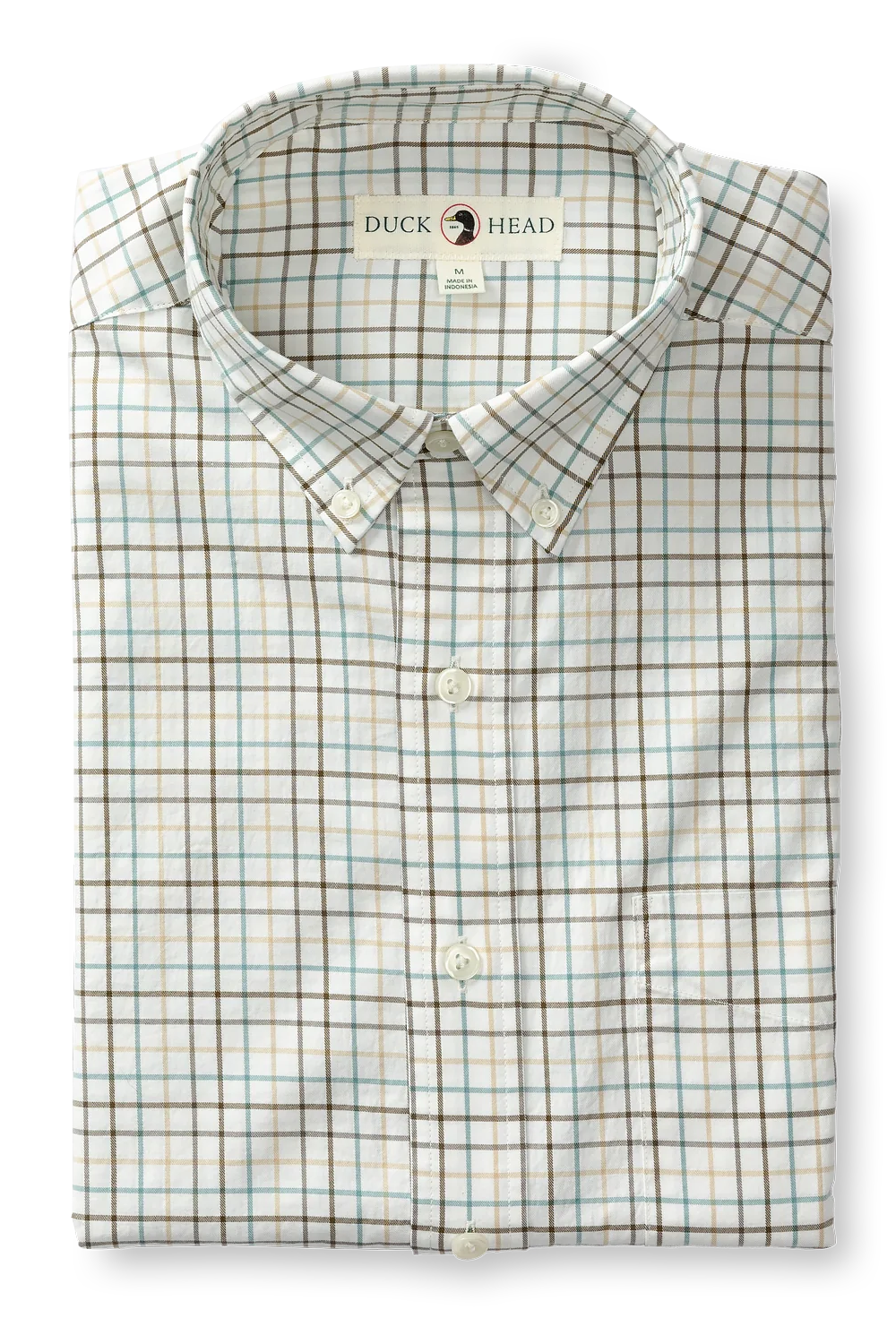 Duck Head - Cotton Twill Joyner Plaid Shirt (Midnight Olive) FINAL SALE