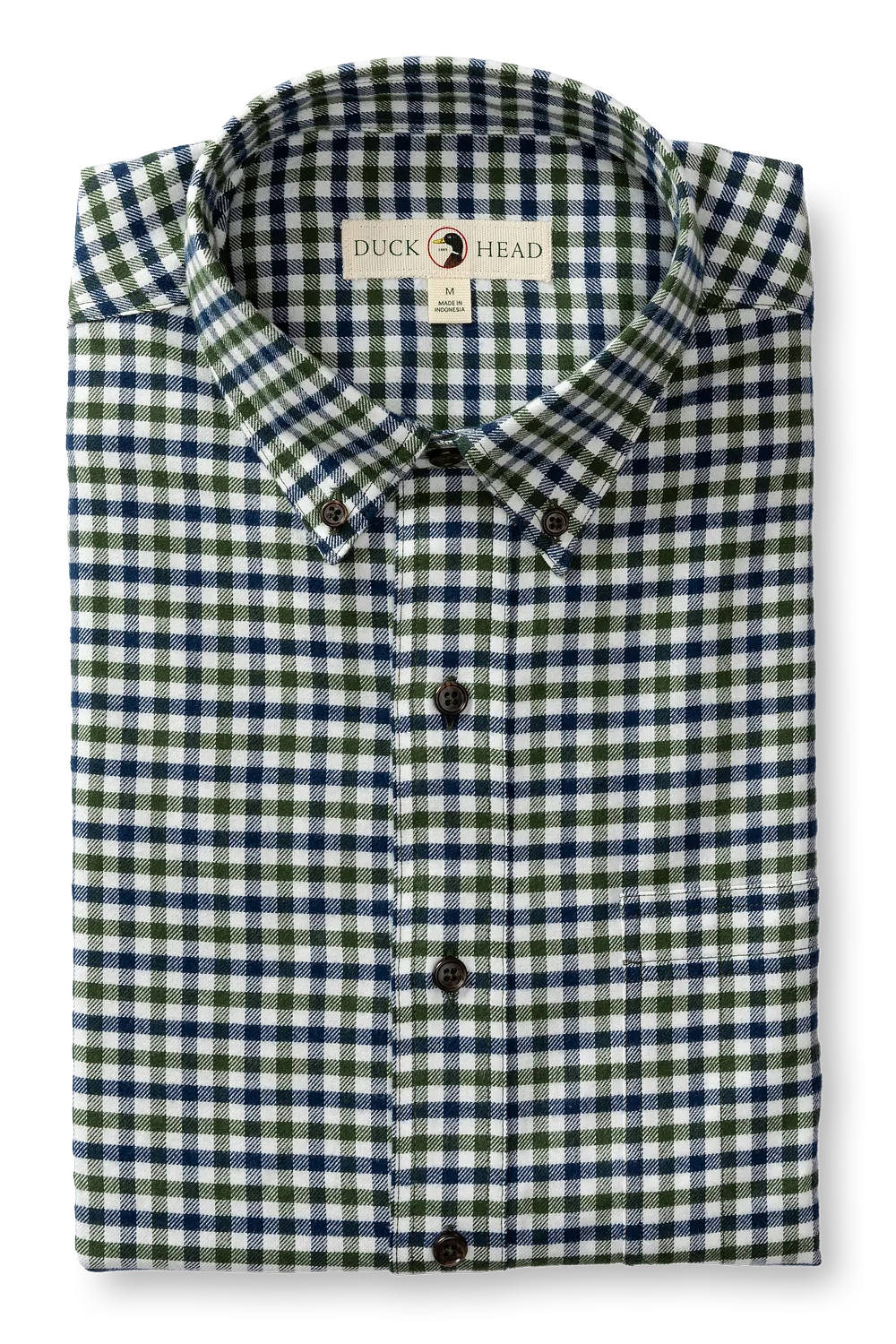 Duck Head - Cotton Flannel Varney Plaid (Royal Navy) FINAL SALE