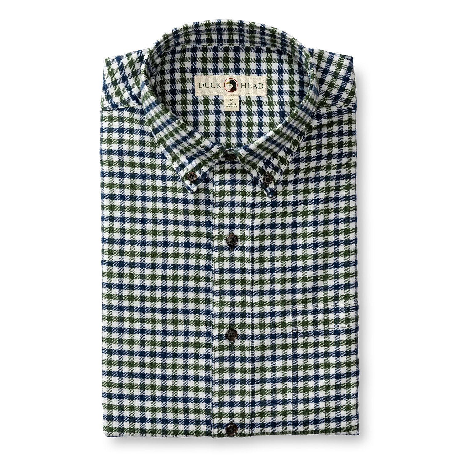 Duck Head - Cotton Flannel Varney Plaid (Royal Navy)