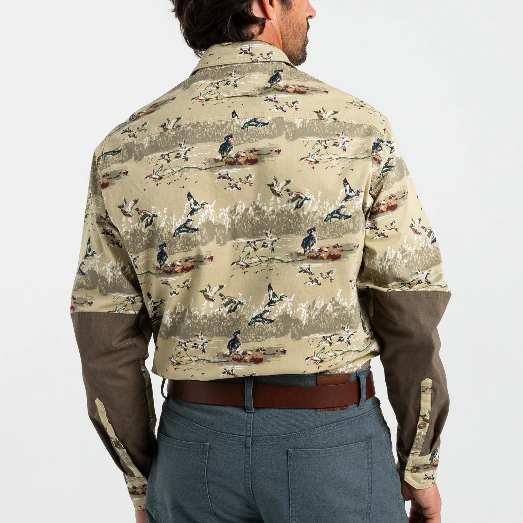 Duck Head - Woodland Shooting Shirt (Khaki Print)