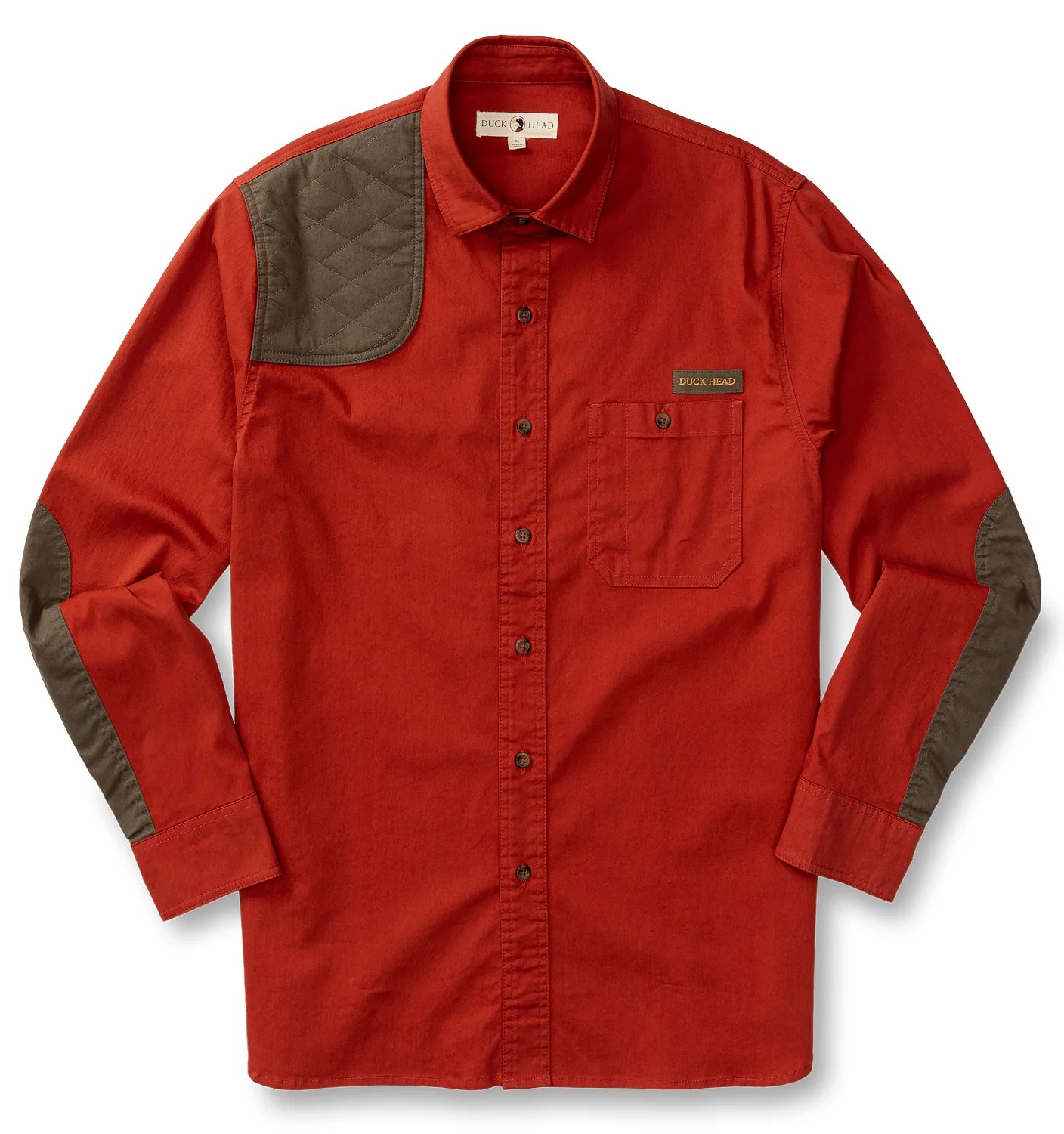 Duck Head - Woodland Shooting Shirt LS (Red Ochre)