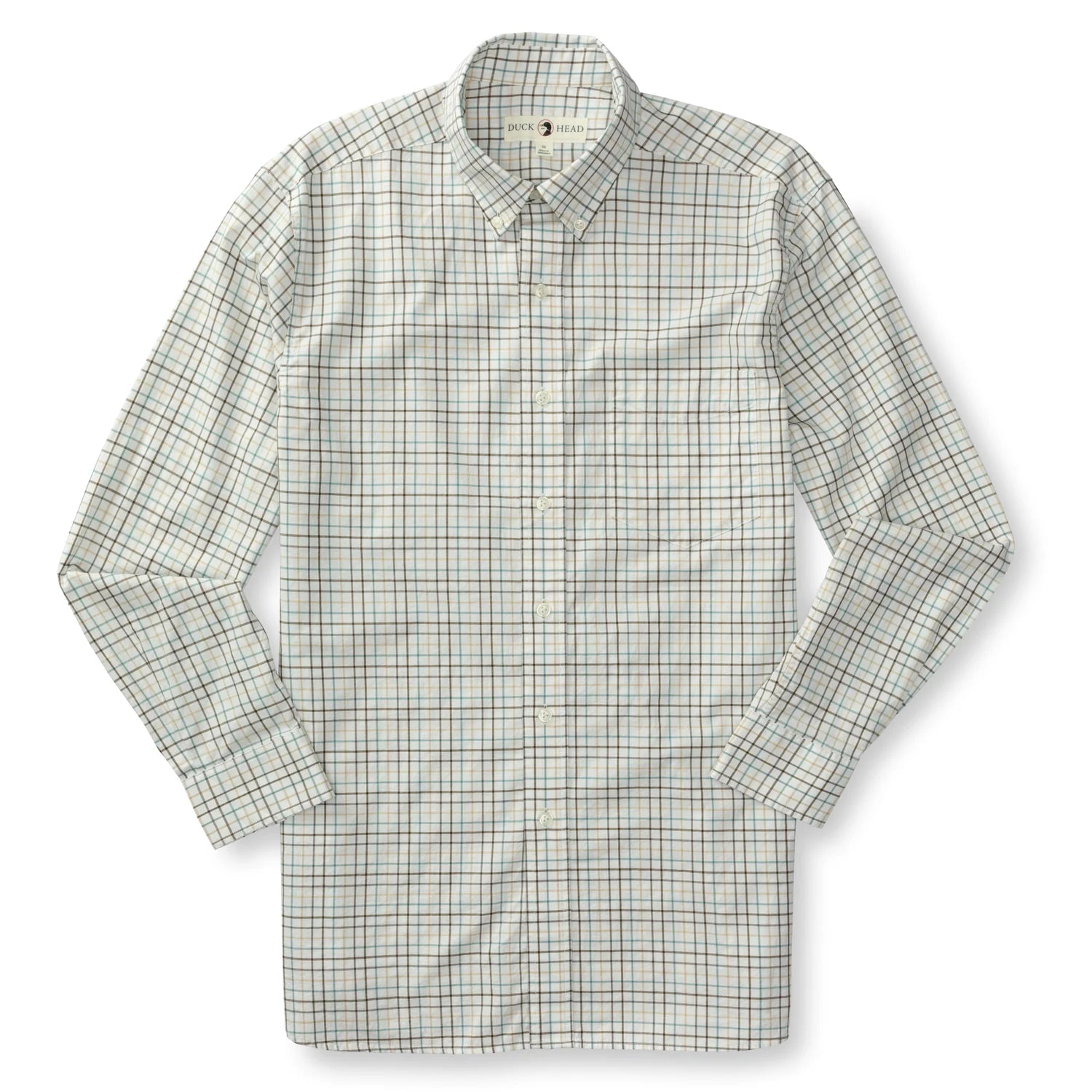 Duck Head - Cotton Twill Joyner Plaid Shirt (Midnight Olive)