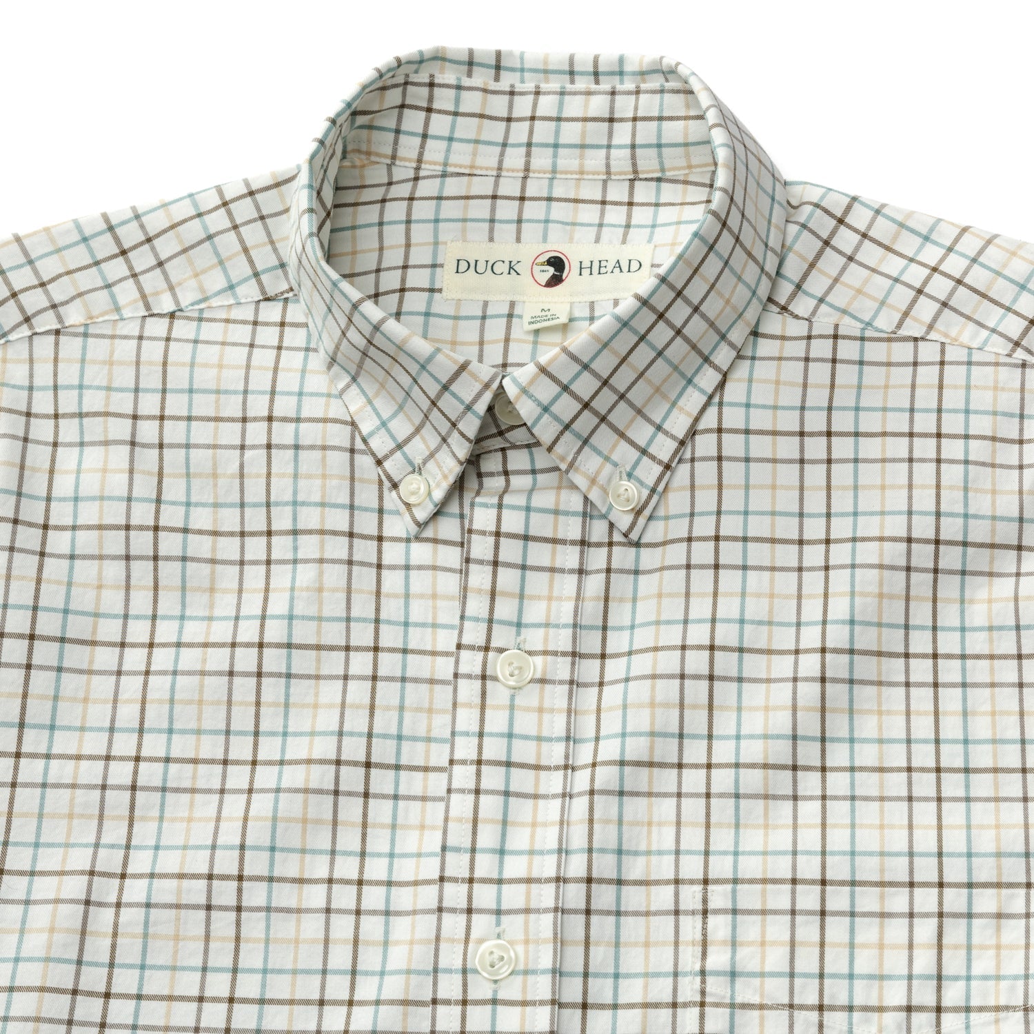 Duck Head - Cotton Twill Joyner Plaid Shirt (Midnight Olive)