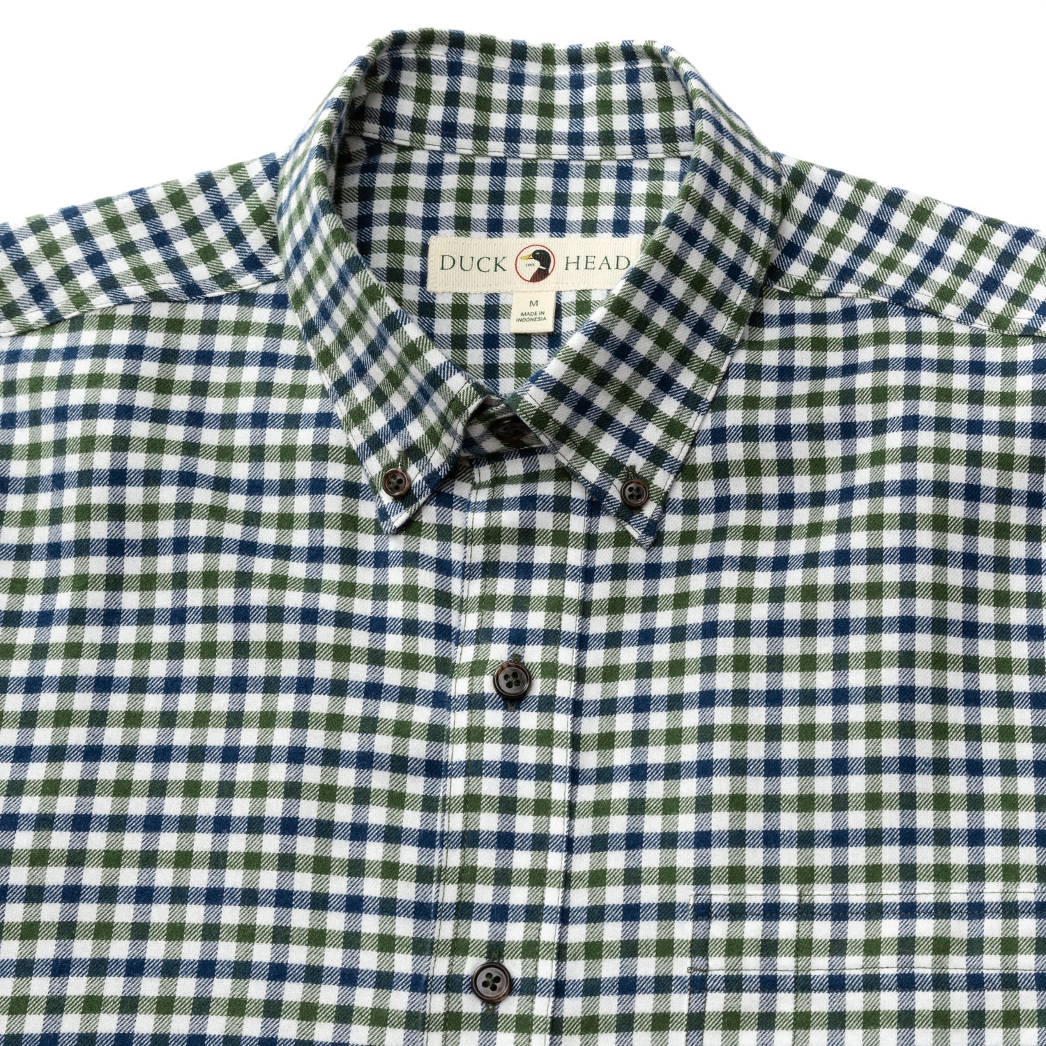 Duck Head - Cotton Flannel Varney Plaid (Royal Navy)